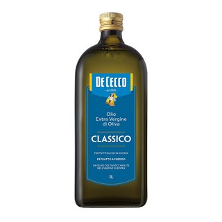 DE CECCO 得科 特級初榨橄欖油 CLASSICO 義大利百年工法 適用熱廚、沙拉、碳烤肉類, 1L, 1瓶