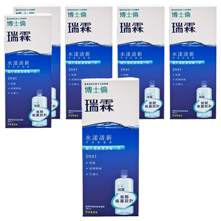 博士倫 瑞霖水漾清新多效保養液, 500ml, 6瓶