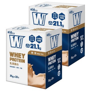 義美生醫 W PROTEIN乳清蛋白飲 奶茶, 350g, 2盒