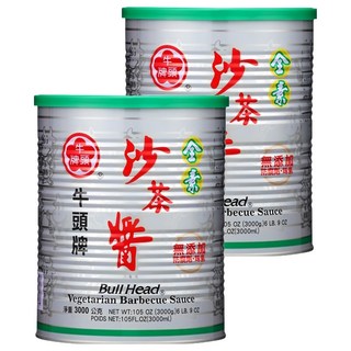 牛頭牌 素沙茶醬, 適合各種素食調味, 3kg, 2桶