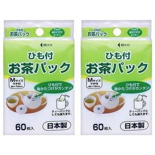 茶包袋 日本製, M(95 x 70mm), 60個, 2包