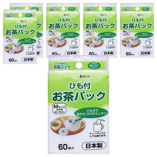茶包袋日本製, M(95 x 70mm), 60個, 6包