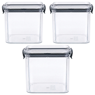 Highching 高精 儲物罐, 3個, 3個容器 + 3個蓋子
