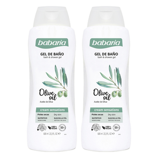 Babaria Olive Oil 沐浴露，滋養保濕，柔嫩肌膚 600ml, 2瓶
