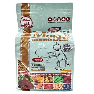 Mobby 莫比 全齡貓 愛貓乾飼料 腸道保健 無穀低敏配方, 鹿肉 + 鮭魚, 3kg, 1袋