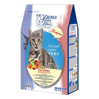 LCB 藍帶廚坊 海陸雙拼 乾飼料, 化毛 + 潔牙配方, 3kg, 1袋