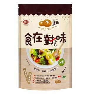 味王 食在對味 香菇風味調味料, 500g, 1包