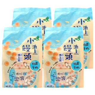 池上鄉農會 池上小饅頭 特濃牛奶口味, 150g, 4袋