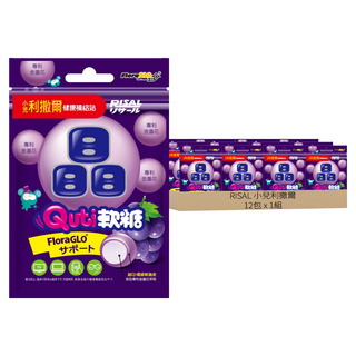 小兒利撒爾 Quti軟糖 晶明葉黃素 12包, 葡萄軟糖, 25g