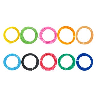 Ecomind 低溫3D筆 PCL線材 5m 31~40, 單一商品, 混合色