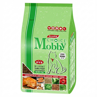 Mobby 莫比 成貓用 低卡化毛配方 乾飼料 添加牛磺酸 富含亞麻油酸 強健皮膚毛色, 雞肉 + 米, 7.5kg, 1袋