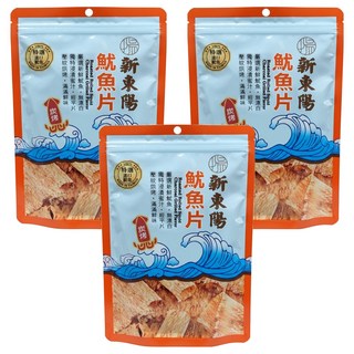 新東陽 魷魚片 炭烤, 80g, 3包