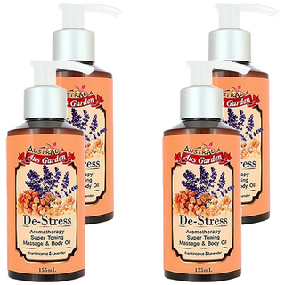 Ausgarden 澳維花園 De-Stress 按摩身體精油 乳香薰衣草, 155ml, 4瓶