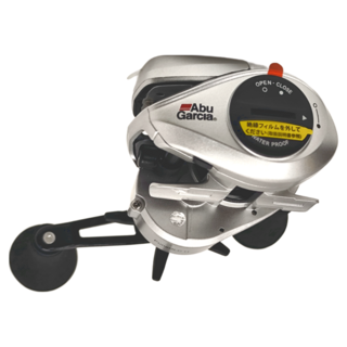 Abu Garcia Fune DLC 捲線器 尼龍纖維 鋁合金 不鏽鋼 銅 鋅 TPR, 1個, Silver