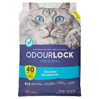 Intersand 晶鑽 除臭凝結白晶貓砂, 無香味, 超強除臭, 長達40天, 12kg, 1包