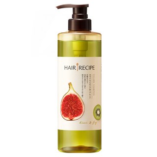 HAIR RECIPE 髮的食譜 清爽豐盈洗髮露 奇異果無花果, 530ml, 1瓶
