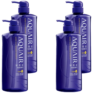 AQUAIR 阿葵亞 瞬護賦活洗髮精，深層滋養髮芯 徹底潔淨頭皮, 600ml, 4瓶