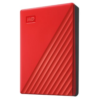 Western Digital 威騰 My Passport 行動硬碟 2019 2.5吋 紅色 4TB, 1個