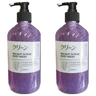 KURIN SKIN CLEAN 海鹽去角質保濕補水長效香氛沐浴露 療癒薰衣草, 2個, 500ml