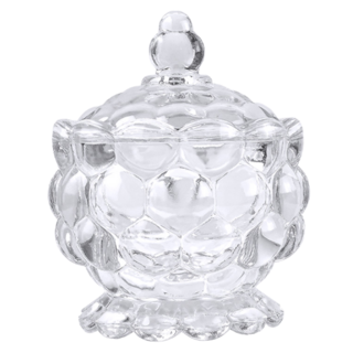 五行旺運消磁聚寶盒 玻璃材質, 小(11.5 x 8.4cm), 淨化白