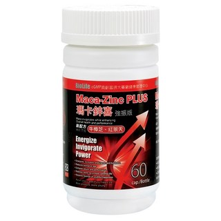 PBF 寶齡富錦 瑪卡鋅喜 強振版膠囊 添加牛樟芝+紅景天 調整體質 滋補強身, 60顆, 1罐