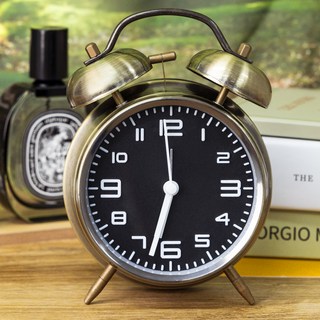 Luaz 室內裝飾靜音大音量桌上型鬧鐘 LUAZ-AL1, 金黑色