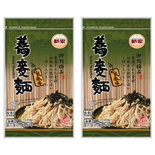 新宏蕎麥麵 - 500g 天風味 台灣製造, 2包