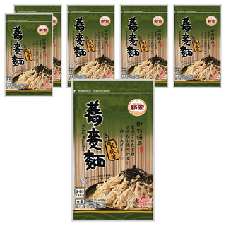 新宏蕎麥麵 - 500g 天風味 台灣製造, 6包