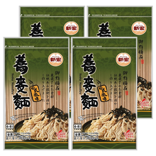 新宏蕎麥麵 - 500g 天風味 台灣製造, 4包