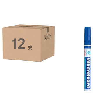 SIMBALION 雄獅 230白板筆, 藍色, 12支