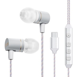 에이투 게이밍 유선이어폰, 실버, ATWO GE5