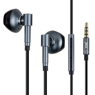 INTOPIC 廣鼎 開放式鋁合金耳機 Hi-Fi優質音源晶片 附贈Type-C音源轉接線 皮質收納袋, JAZZ-C123, 鐵灰色, 1條