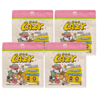 COUCH POTATO 沙發馬鈴薯 Lazy 懶蟲系列 全齡貓無穀貓糧 200g 17%低碳水化合物 0%無穀物成分, 麵包蟲雞肉, 4包