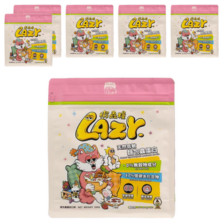 COUCH POTATO 沙發馬鈴薯 Lazy 懶蟲系列 全齡貓無穀貓糧 200g 17%低碳水化合物 0%無穀物成分, 麵包蟲雞肉, 6包