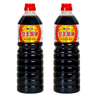 源珍 陳年豆王醬油, 1L, 2瓶