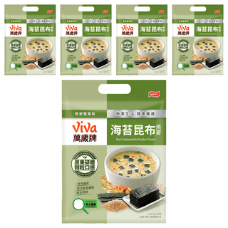 ViVa 萬歲牌 燕麥堅果飲 海苔昆布風味, 320g, 5袋