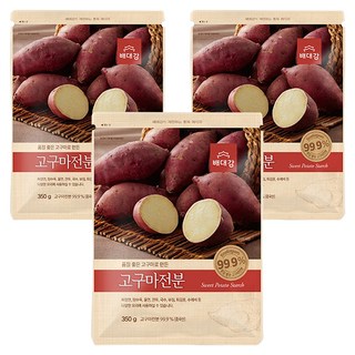 Baedaegam 地瓜澱粉, 350g, 3個