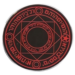 ONAIR 金屬炫光小魔法陣充電盤 ABS進口手感塑膠, 黑色 + 紅色, 1個