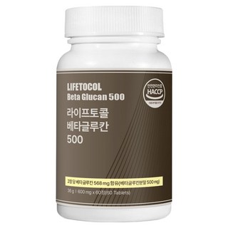 LIFETOCOL β-葡聚醣錠, 60顆, 1個