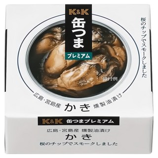 K&K 燻牡蠣 燻製油漬 50g 日本產, 3罐