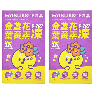 Eat BLISS 益比喜 小晶晶金盞花葉黃素凍升級版，含北歐山桑子和黑醋栗萃取，無防腐劑和人工色素, 150g, 2盒