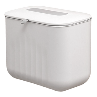 廚房浴室壁掛垃圾桶 免打孔設計, 26 x 21 x 16cm, 簡約白, 4個