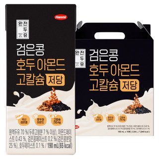 전두유 검은콩 호두아몬드 고칼슘 저당, 16개, 190ml