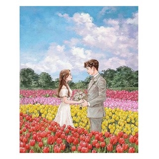 Inart 圓形串珠寶石十字繡, 1個, FX857