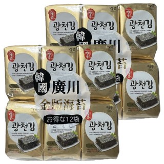 廣川海苔 韓國產 全羅道海苔, 42g, 2袋