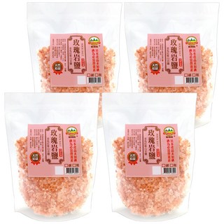 WON LAI WON 旺來旺 喜馬拉雅山玫瑰岩鹽 粗, 1kg, 4包