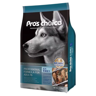 福壽實業 Pro's choice 博士巧思 成犬 乾飼料, 雞肉, 1.5kg, 1袋