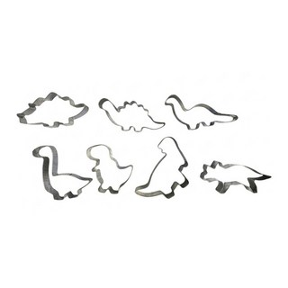 Betty's 焙蒂絲 不鏽鋼恐龍餅乾模 7個, 多色, 1組