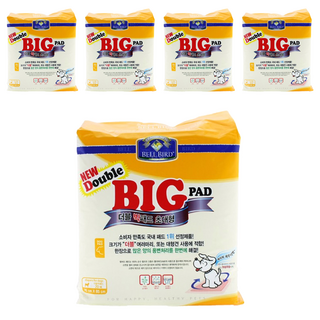 벨버드 더블 빅 배변패드 초대형, 20개입, 5개