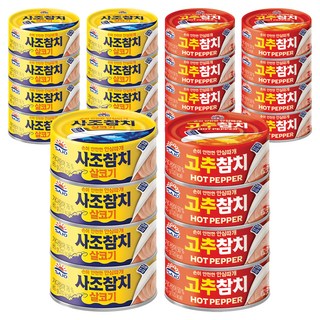 사조 살코기참치 85g 12p + 고추참치 85g 12p, 1세트
